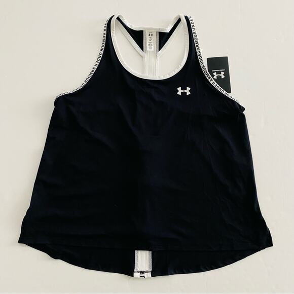 Under Armour | Racer Back Loose Fit Logo Trim Tank Top Bundle NWT XL - Picture 12 of 13